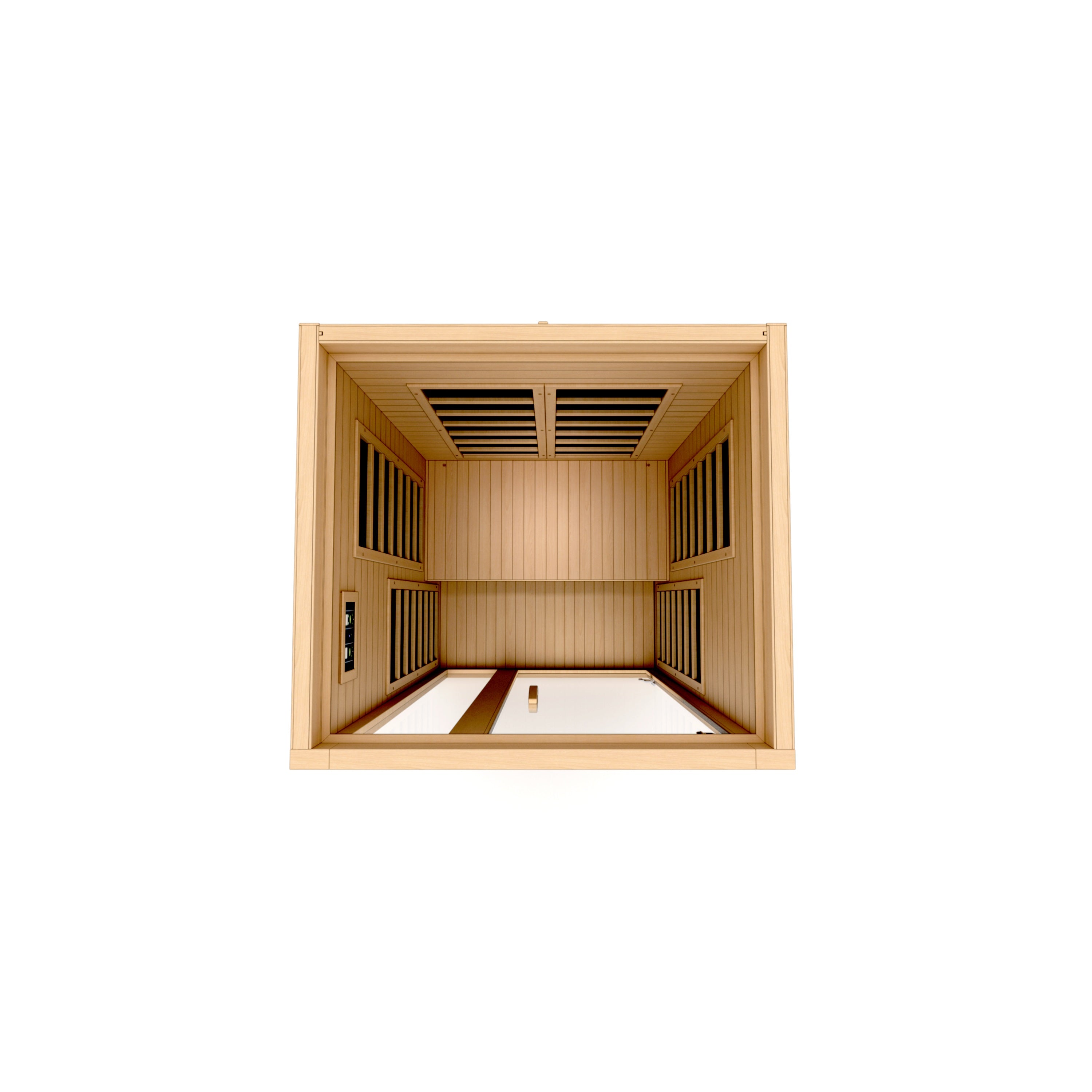 Dynamic Gracia 2 Person Infrared Sauna – Low EMF, 120V Plug & Play (Canadian Hemlock)