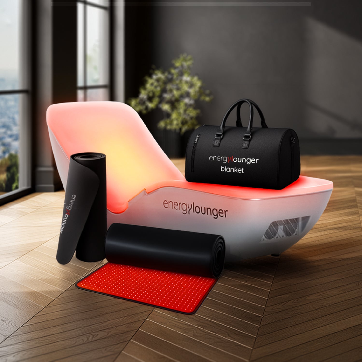 EnergyLounger Full-Body Light System – Includes Blanket + 2-Hour Consultation