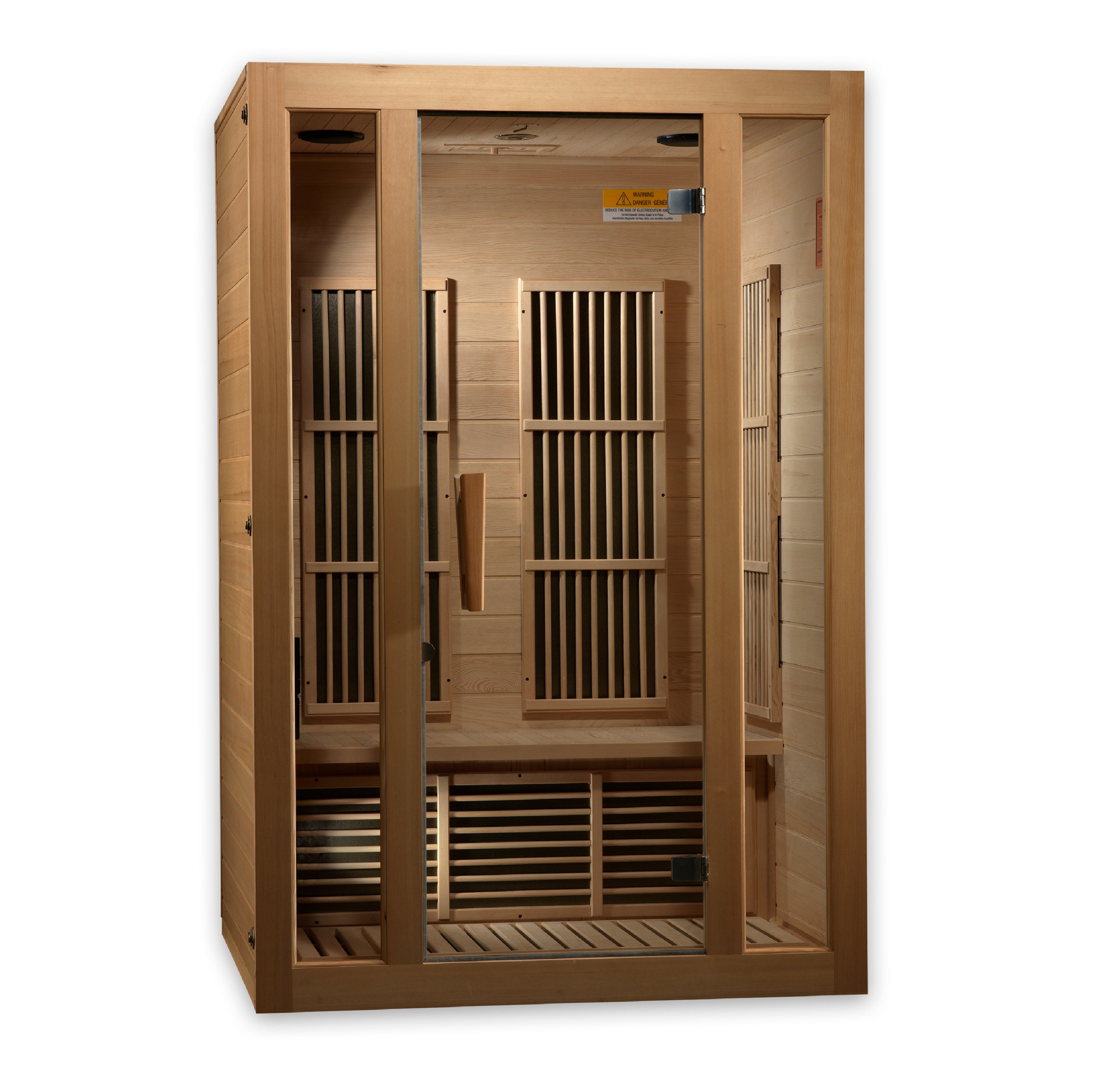 Maxxus Seattle 2-Person Infrared Sauna – Canadian Hemlock (Low EMF)