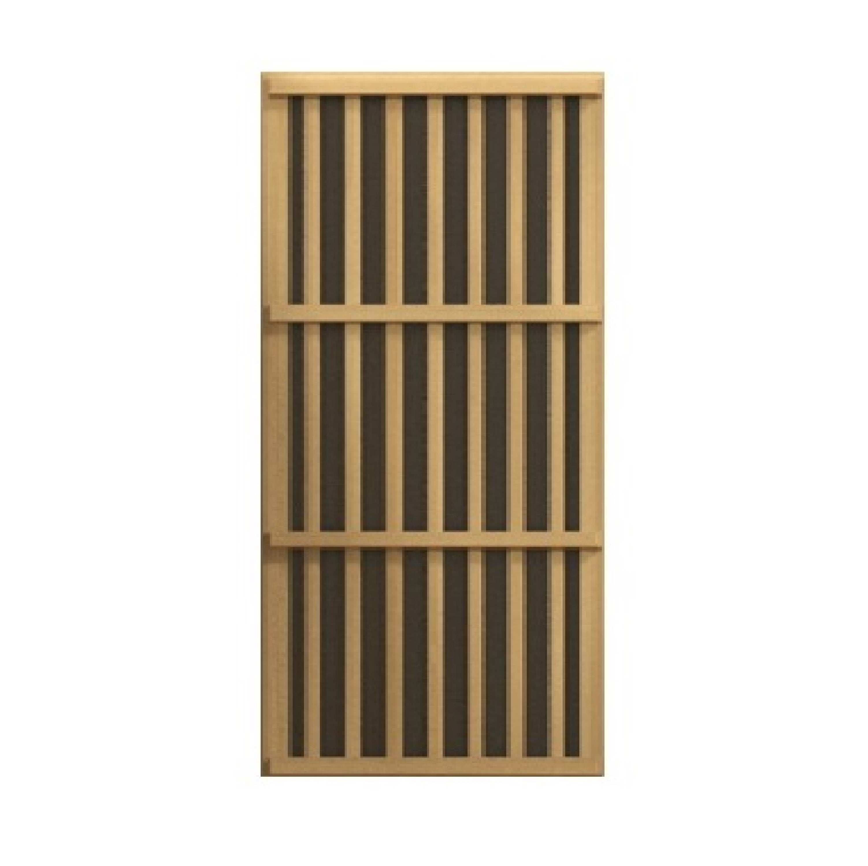 Maxxus 3-Person Corner Low EMF (Between 5-10 MG) FAR Infrared Sauna (Canadian Hemlock)