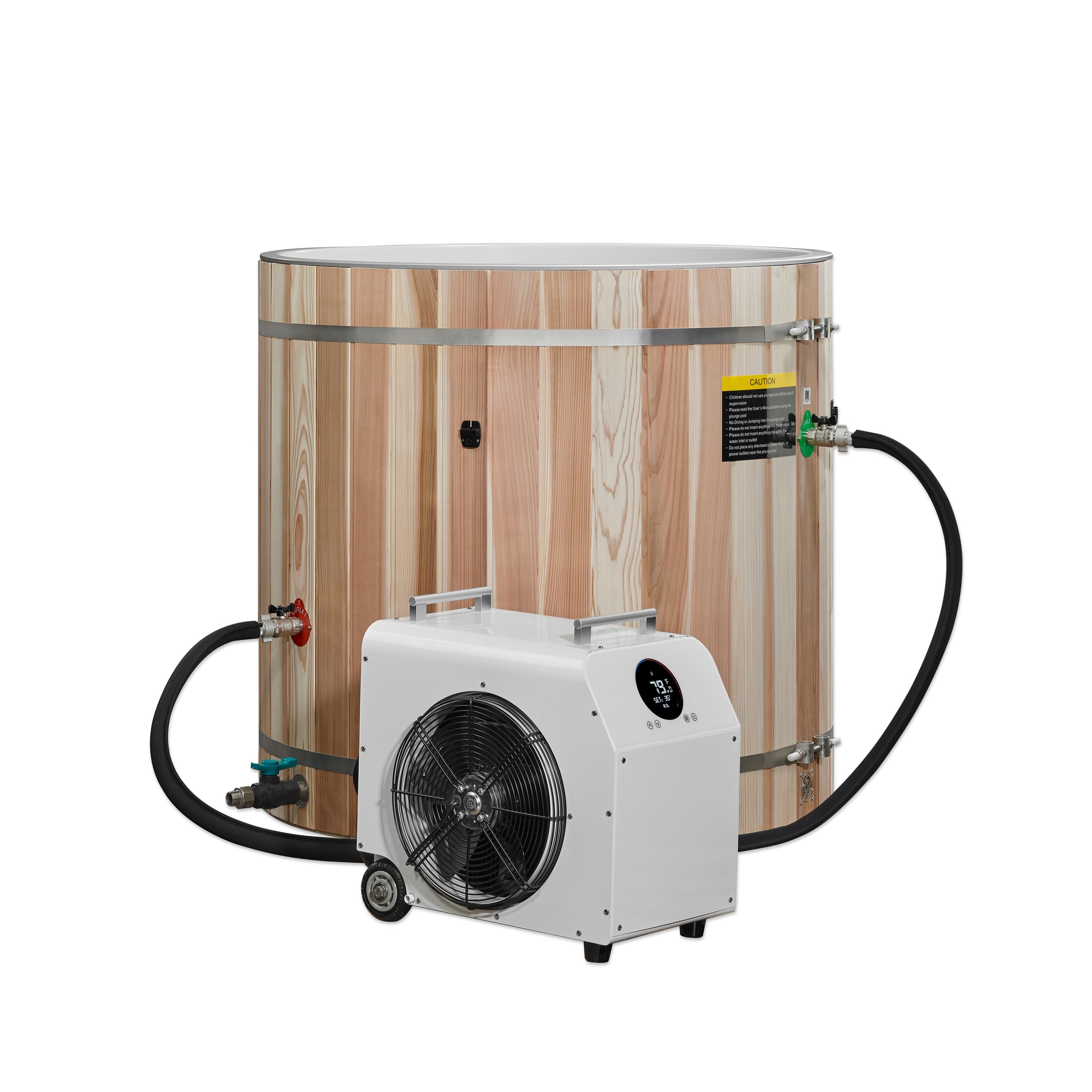 Dynamic Cold Therapy Barrel Spa - Pacific Cedar