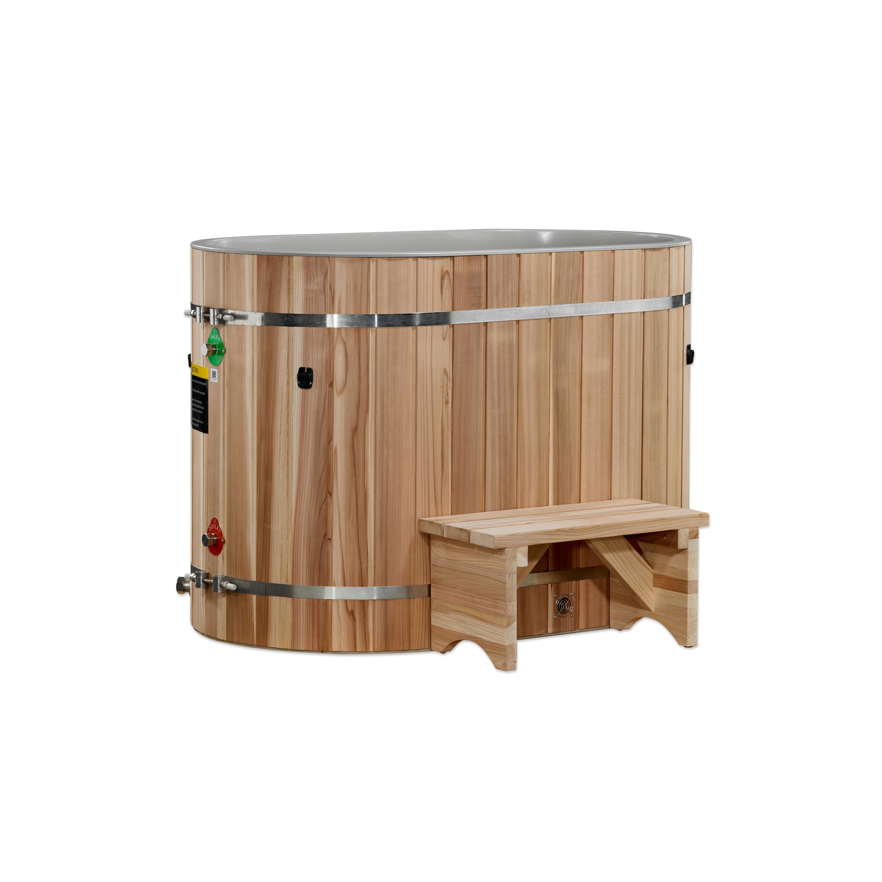 Dynamic Cold Therapy Oval Barrel Cold Plunge Tub (50-P)