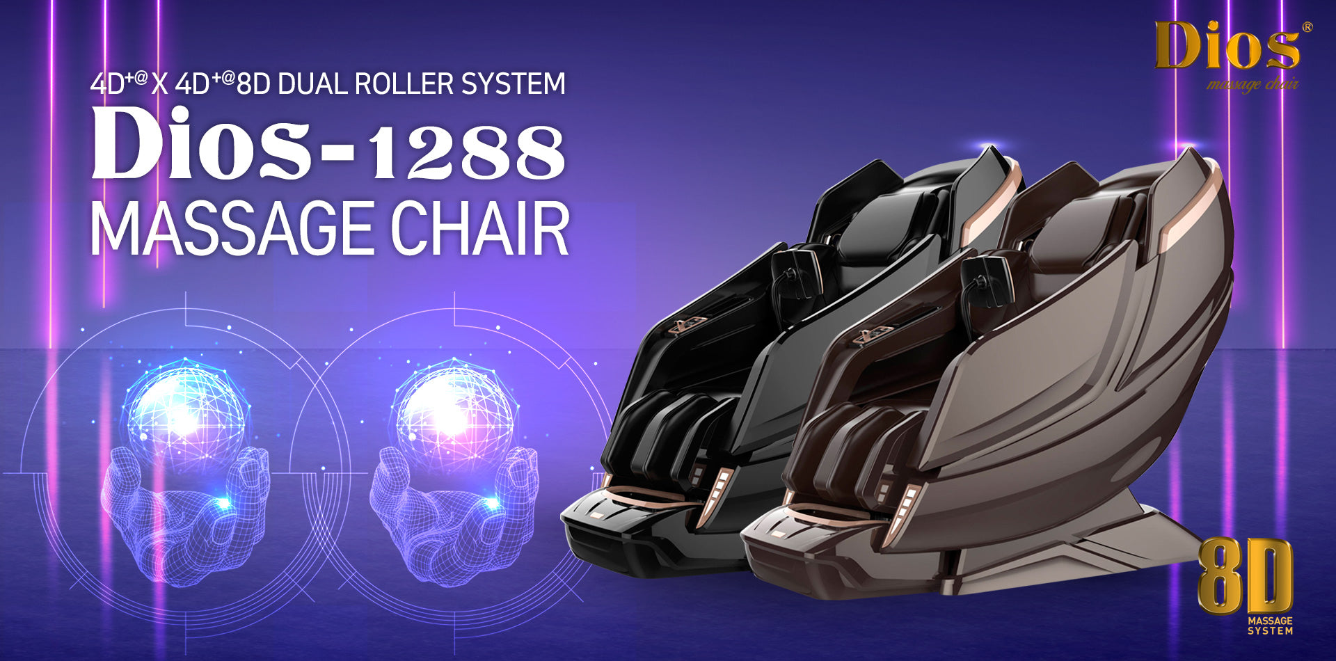 Kahuna DIOS 1288 Luxury 4D Massage Chair