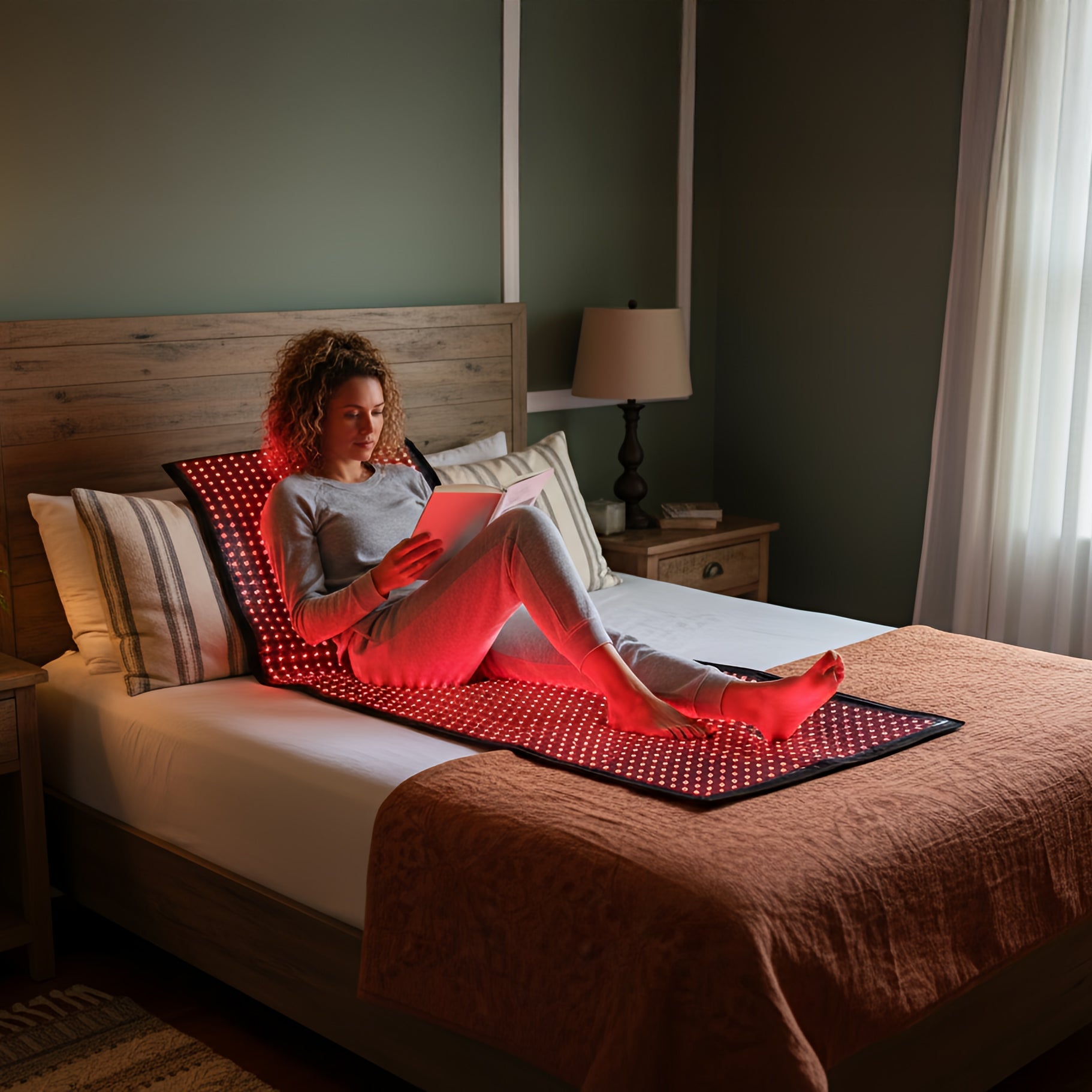 EnergyLounger Blanket – Full-Body Red & Infrared Light Therapy Blanket with Travel carry case