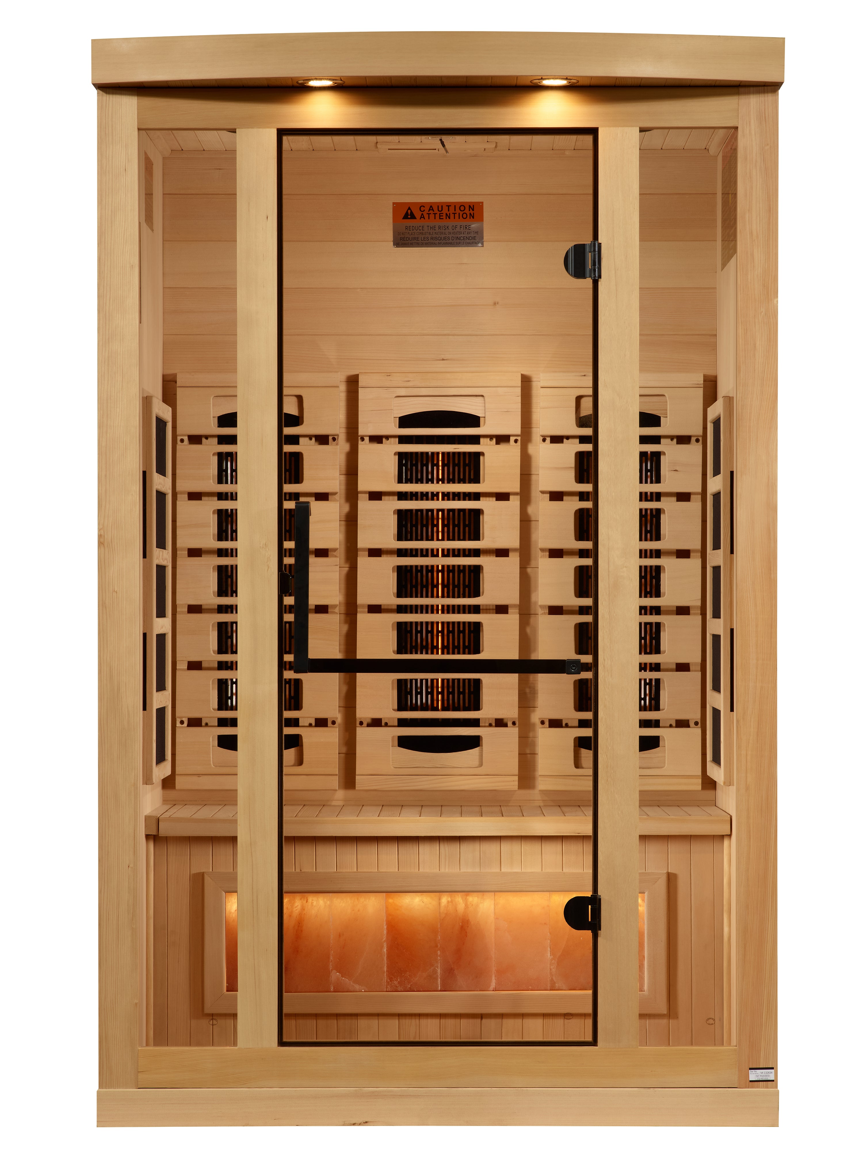 Golden Designs 2-Person Full Spectrum Infrared Sauna – 120V Plug & Play (Canadian Hemlock, Near Zero EMF)