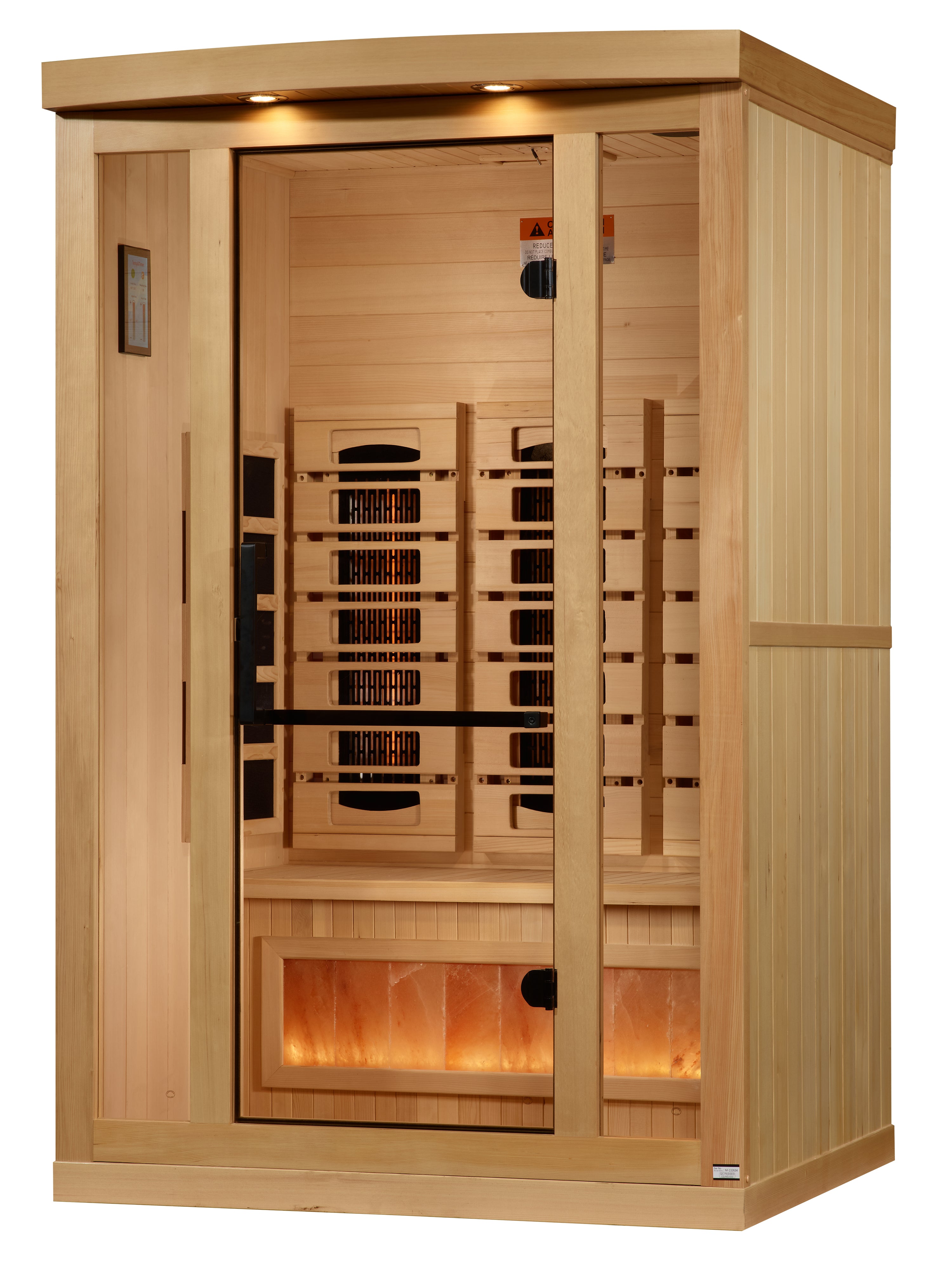 Golden Designs 2-Person Full Spectrum Infrared Sauna – 120V Plug & Play (Canadian Hemlock, Near Zero EMF)