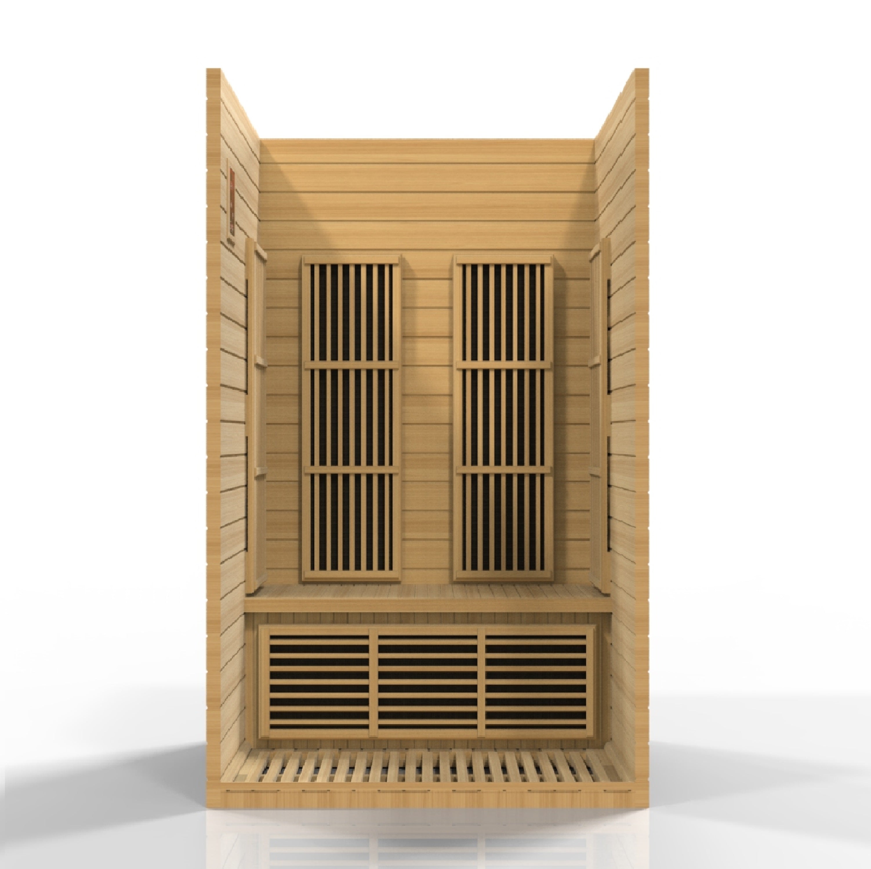 Maxxus Seattle 2-Person Infrared Sauna – Canadian Hemlock (Low EMF)
