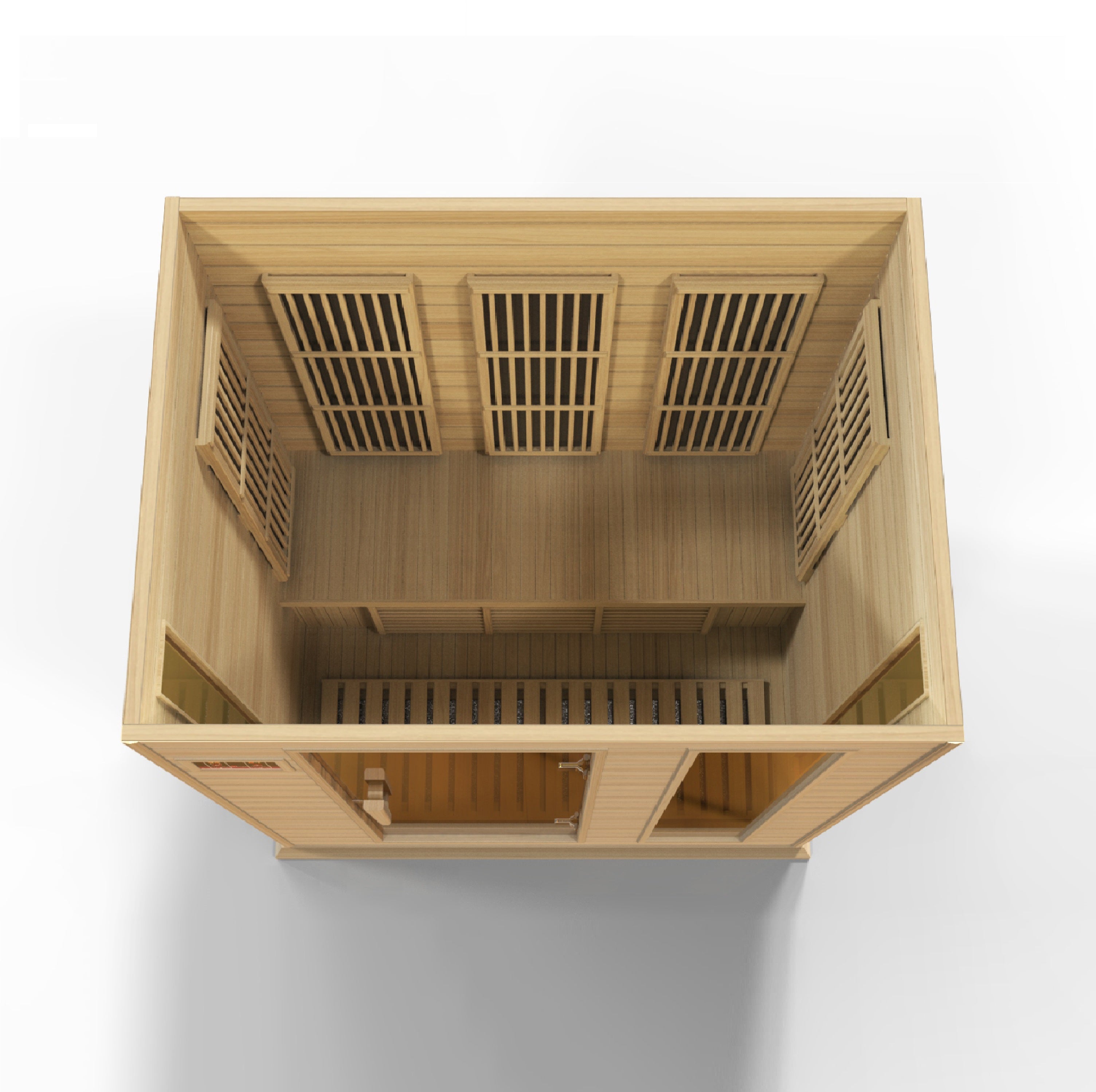Maxxus 3-Person Low EMF (Between 5-10 MG) FAR Infrared Sauna (Canadian Hemlock)
